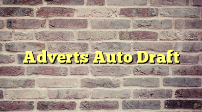 Adverts Auto Draft